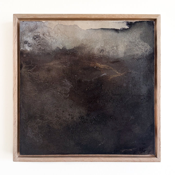 An exploration of sumi ink and salt #16 – Jamie Orr Art