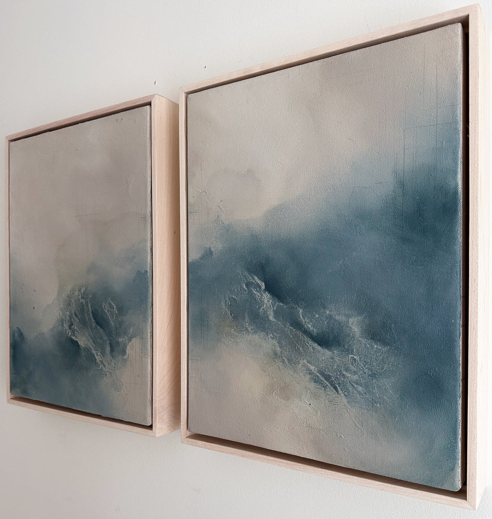 Where the Light Fell (16x12 diptych)